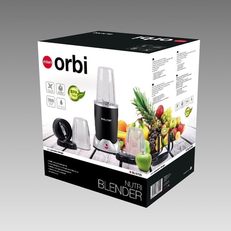 ELDOM Nutri BLN700 Blender - Krachtige smoothie maker met 3 bekers
