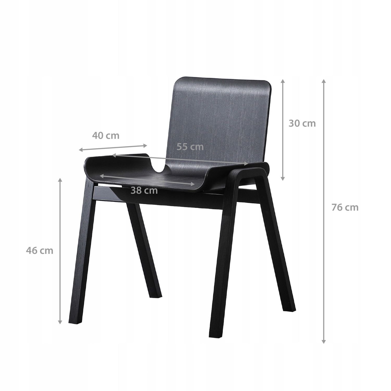 NUFORMA Scandinavische Stoel CAMPO - Breed Zitcomfort & Makkelijk Schoon