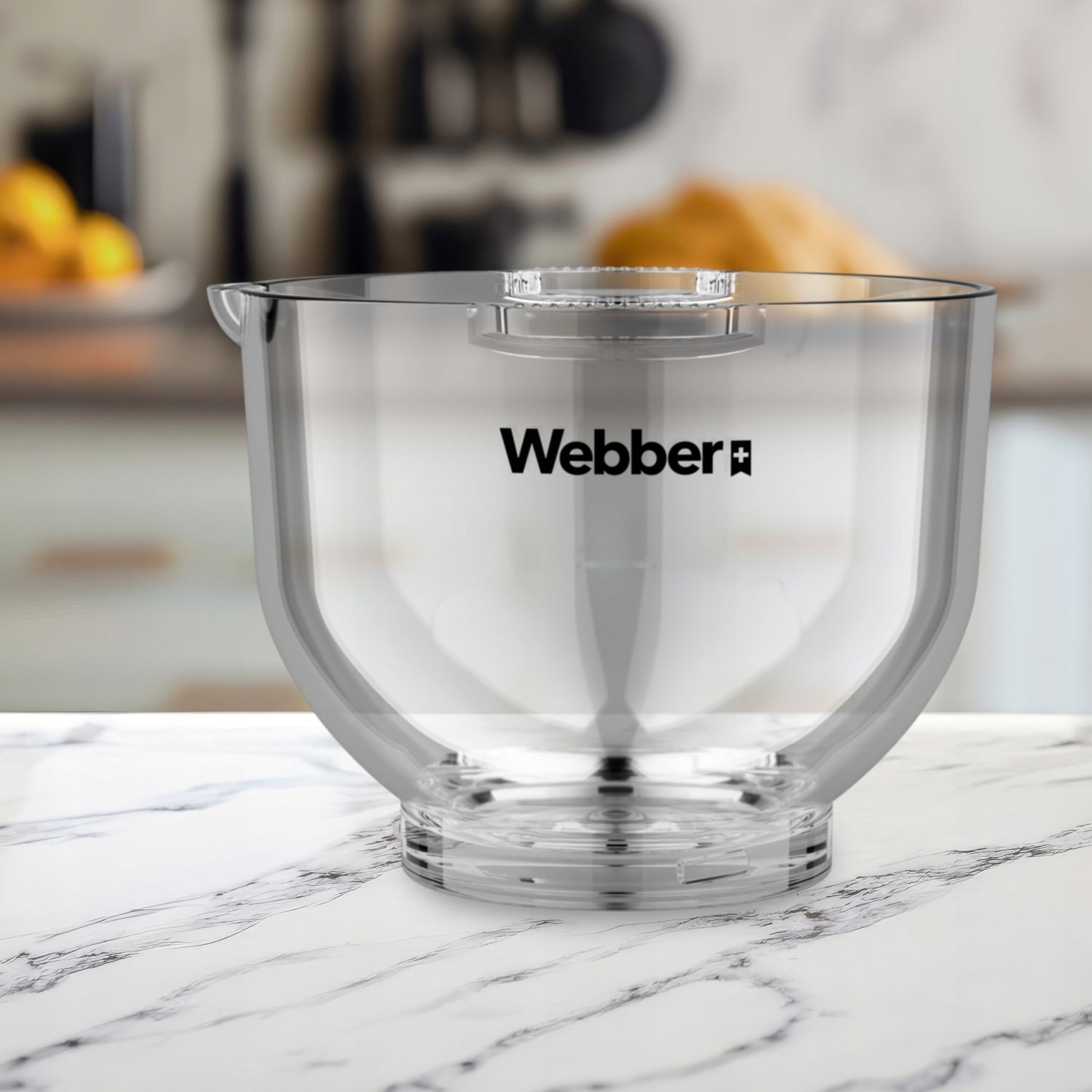 Webber Glazen Kom 5L voor SM15/SM16 - Robuust gehard glas