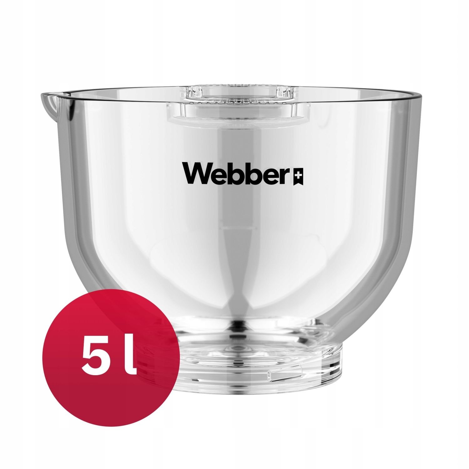 Webber Glazen Kom 5L voor SM15/SM16 - Robuust gehard glas