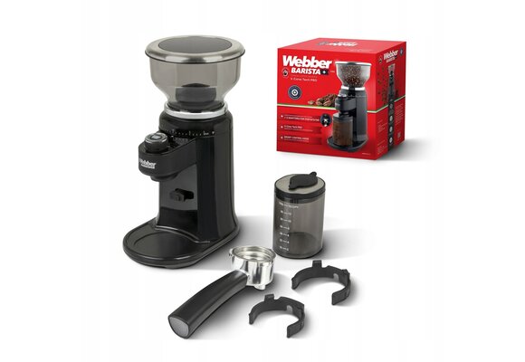 WEBBER CG6 Elektrische Koffiemolen - 25 Maalstanden met RVS Schijven