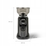 WEBBER CG6 Elektrische Koffiemolen - 25 Maalstanden met RVS Schijven