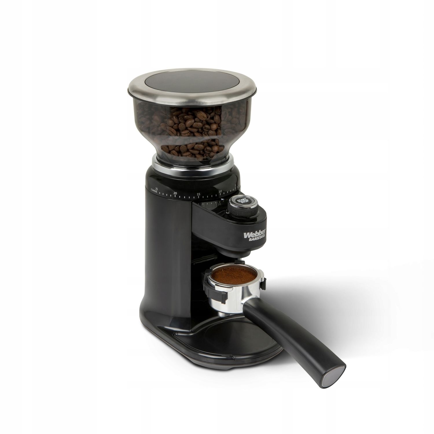 WEBBER CG6 Elektrische Koffiemolen - 25 Maalstanden met RVS Schijven