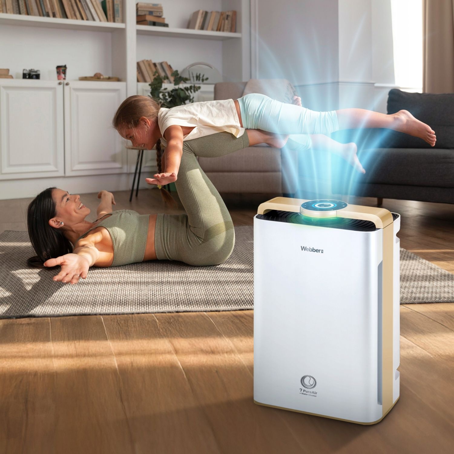 Webber AP9700 Luchtreiniger - Schone lucht voor ruimtes tot 65 m²