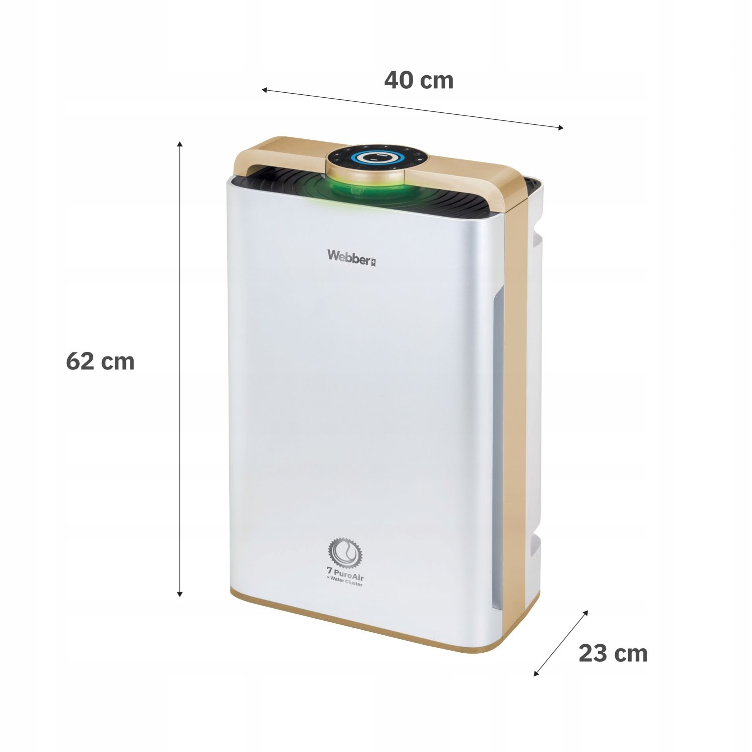 Webber AP9700 Luchtreiniger - Schone lucht voor ruimtes tot 65 m²