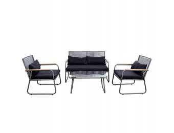 GARDENSELECT Technorattan Tuinmeubelset Miami Sunset - Luxe Lounge Set