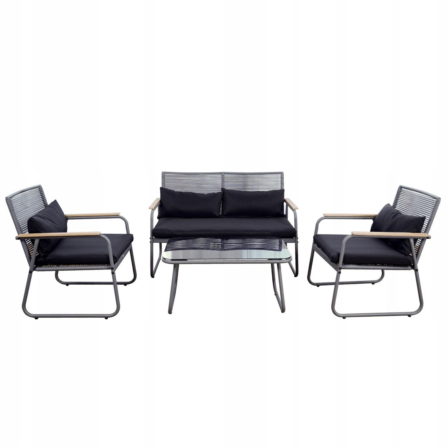 GARDENSELECT Technorattan Tuinmeubelset Miami Sunset - Luxe Lounge Set