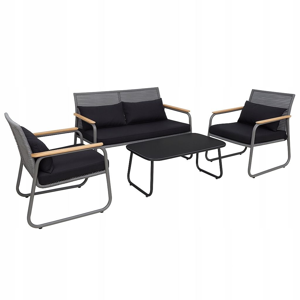 GARDENSELECT Technorattan Tuinmeubelset Miami Sunset - Luxe Lounge Set