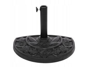 NUFORMA Parasolvoet Halfrond 9 kg - Ruimtebesparend voor Balkon