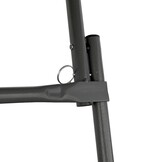 GARDENSELECT Nuforma statafel Ø 80 cm - weerbestendig en opvouwbaar