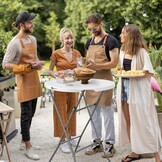 GARDENSELECT Nuforma statafel Ø 80 cm - weerbestendig en opvouwbaar