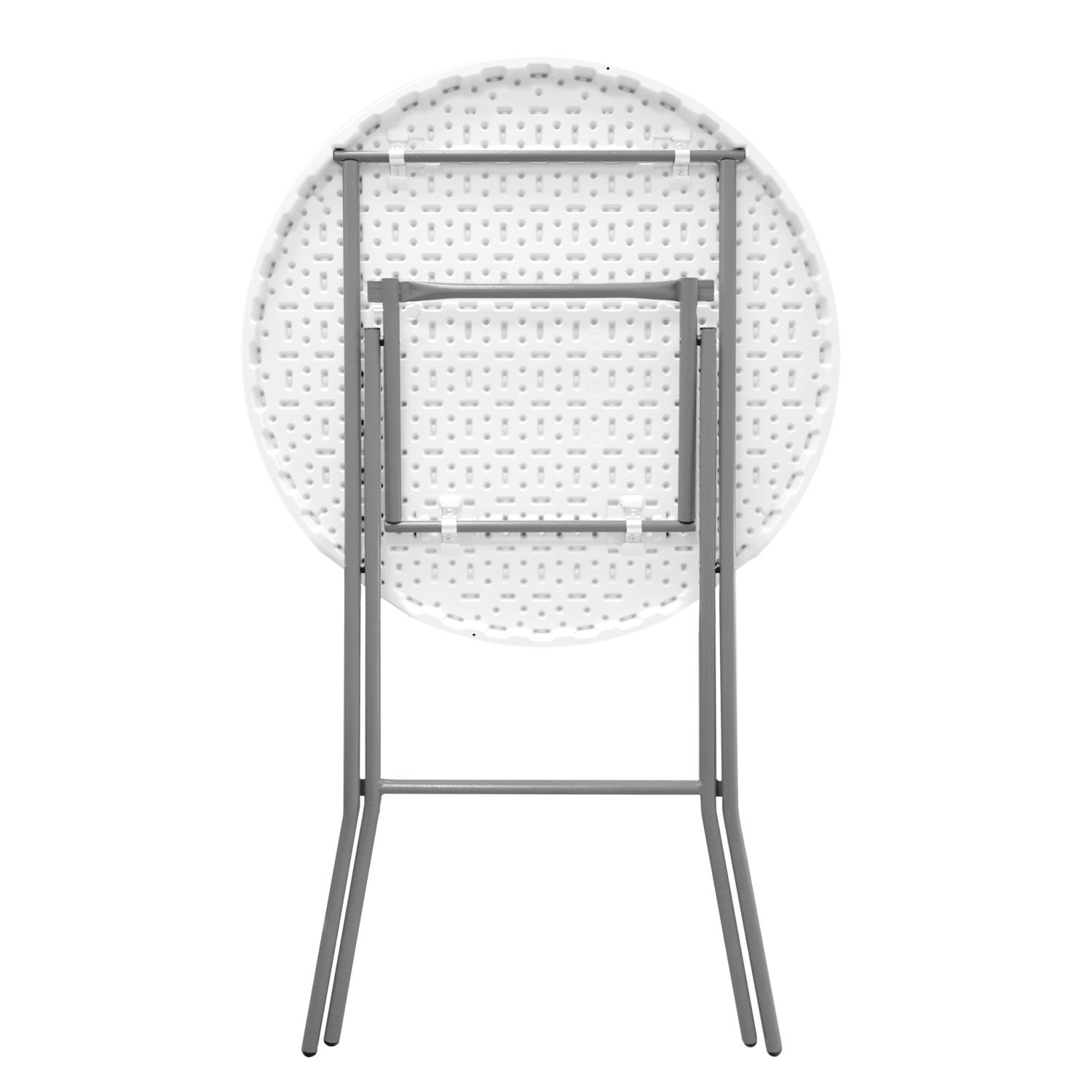 GARDENSELECT Nuforma statafel Ø 80 cm - weerbestendig en opvouwbaar