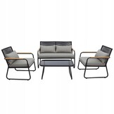 NUFORMA Technorattan Tuinset MIAMI SUNSET - Stijlvol en Weerbestendig