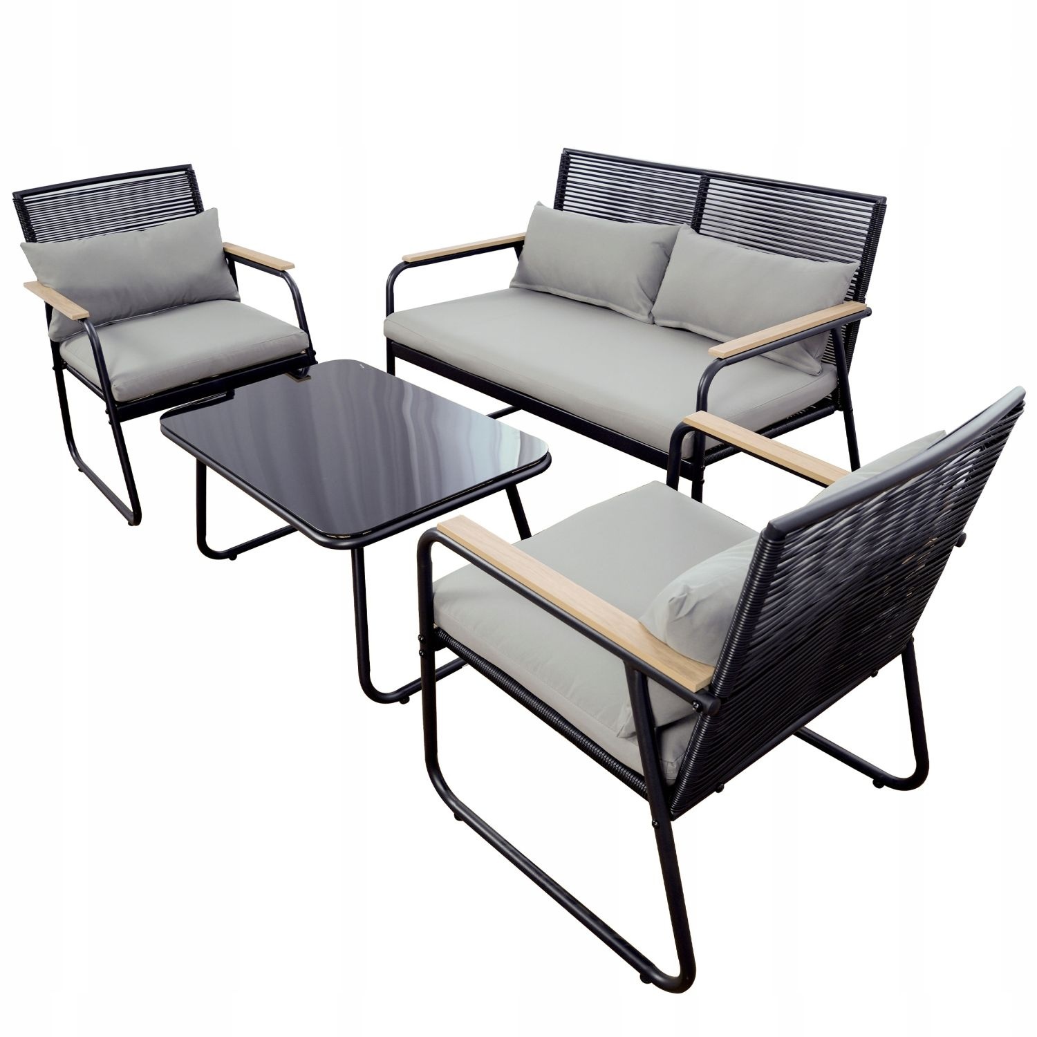 NUFORMA Technorattan Tuinset MIAMI SUNSET - Stijlvol en Weerbestendig