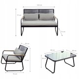 NUFORMA Technorattan Tuinset MIAMI SUNSET - Stijlvol en Weerbestendig