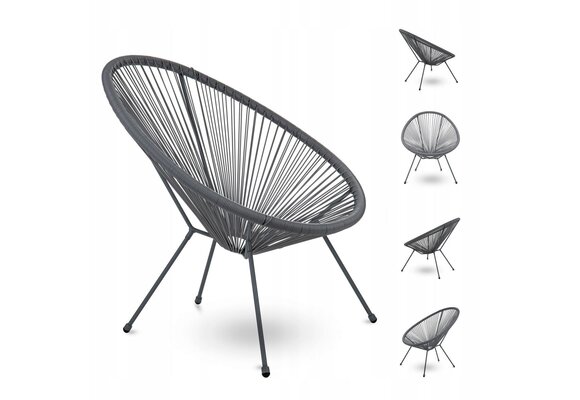 NUFORMA Acapulco Tuinstoel - Duurzaam Technorattan & Roestvrij Frame