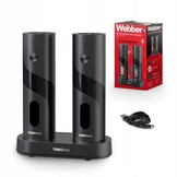 WEBBER Elektrische Peper- en Zoutmolens - Set van 2 USB Oplaadbaar