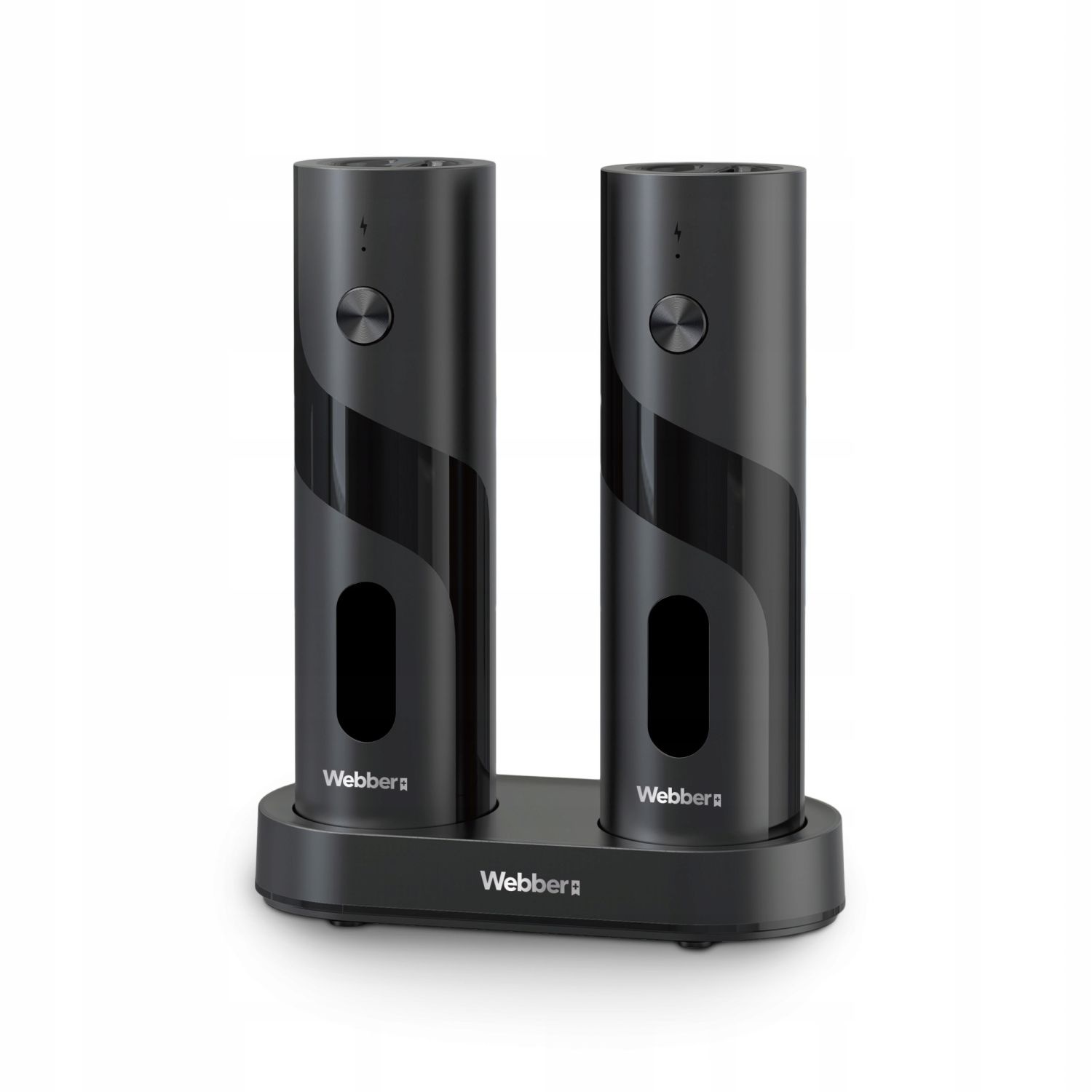 WEBBER Elektrische Peper- en Zoutmolens - Set van 2 USB Oplaadbaar