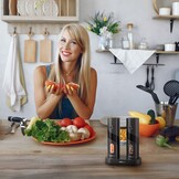 WEBBER Elektrische Peper- en Zoutmolens - Set van 2 USB Oplaadbaar