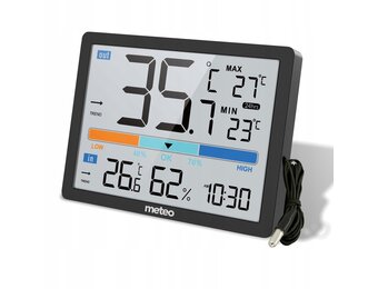 METEO SP109C Digitale Weerstation Thermometer - Ultraslank Design