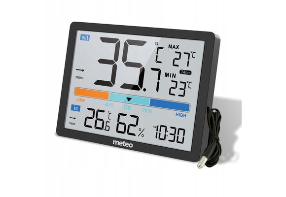 METEO SP109C Digitale Weerstation Thermometer - Ultraslank Design
