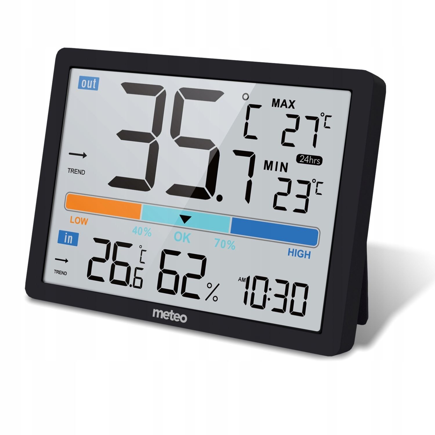 METEO SP109C Digitale Weerstation Thermometer - Ultraslank Design