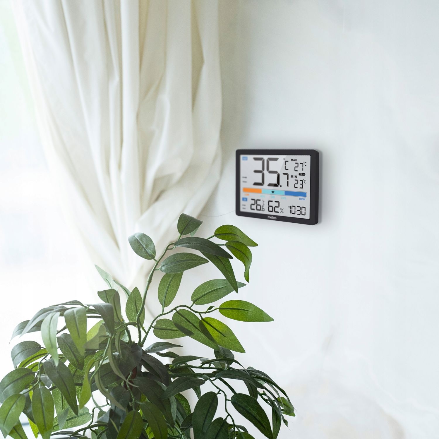 METEO SP109C Digitale Weerstation Thermometer - Ultraslank Design