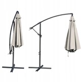 GARDENSELECT Zweefparasol 2,7m - Optimale Schaduw en Kantelbaar Doek