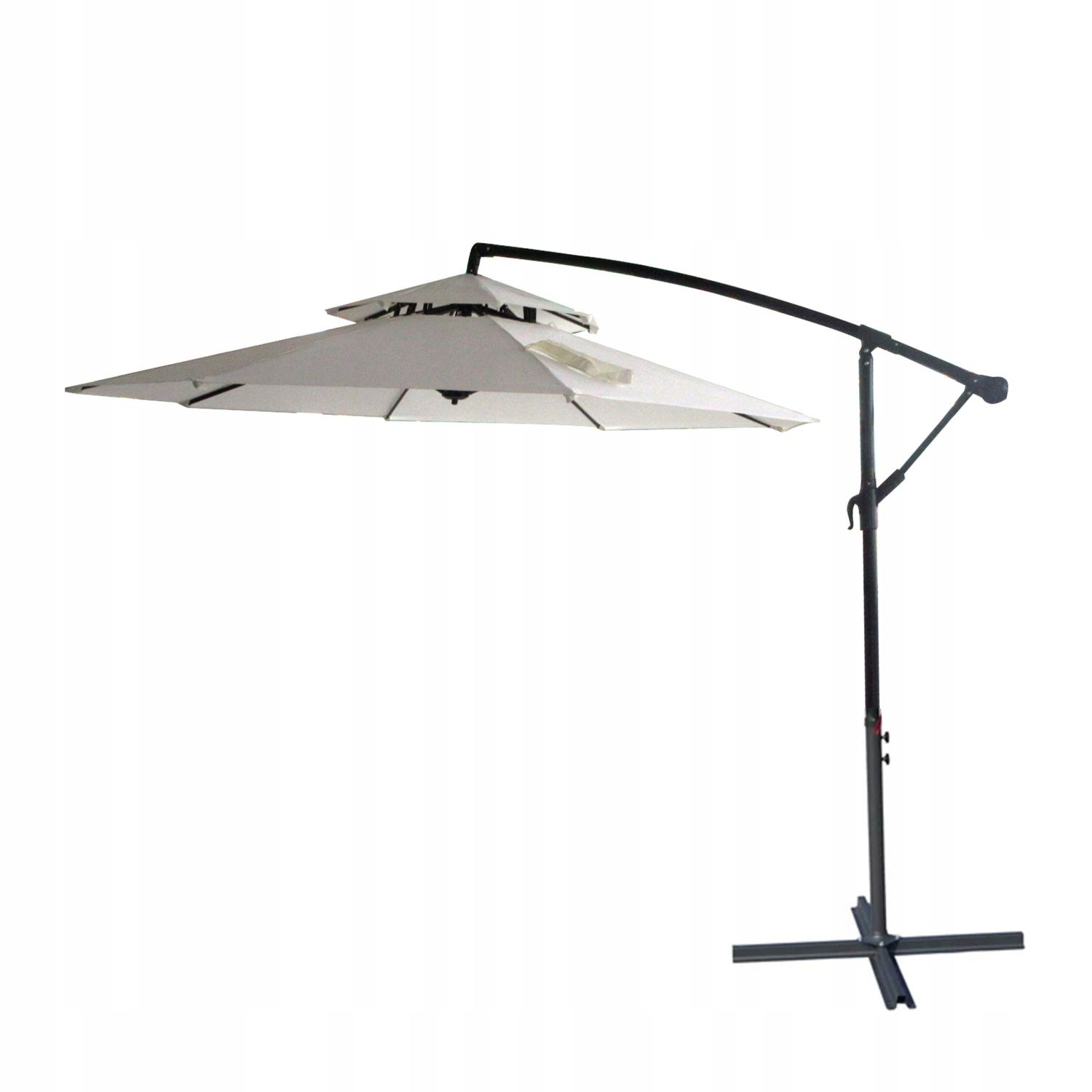 GARDENSELECT Zweefparasol 2,7m - Optimale Schaduw en Kantelbaar Doek