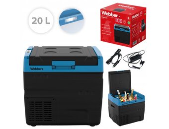 Webber Compressorkoelbox LK-020 Penguin - Koelt en vriest tot -20°C