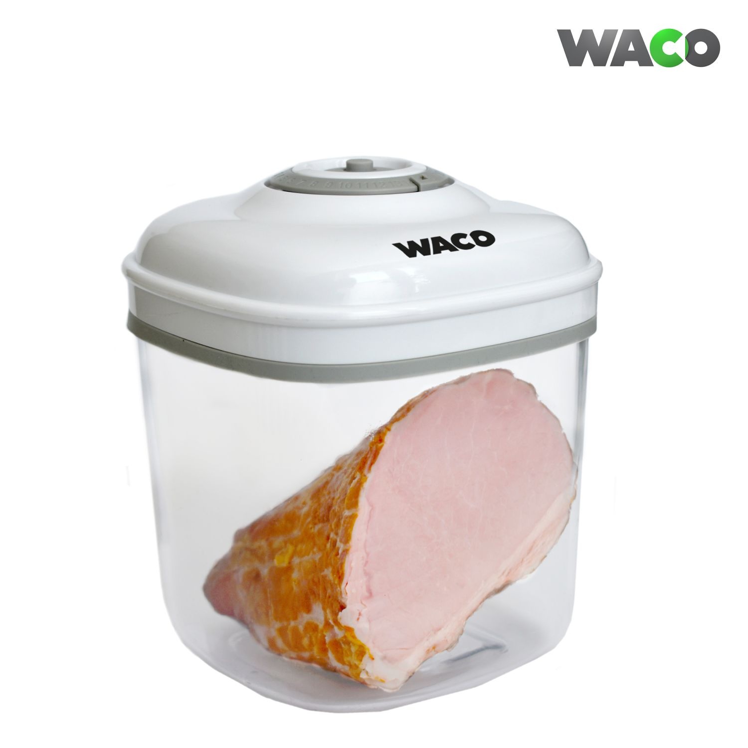 WACO Vacuüm Voedselbewaardoos Set - 2 Stuks - Houdt Voedsel Langer Vers