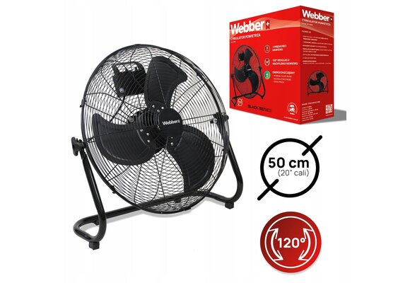 Webber Luchtcirculator FF500 - Krachtige en Stille Koeling 50 cm