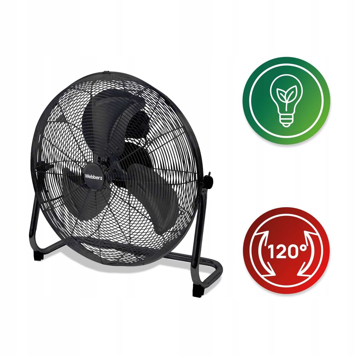 Webber Luchtcirculator FF500 - Krachtige en Stille Koeling 50 cm