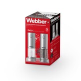 WEBBER Elektrische Peper- en Zoutmolen - USB Oplaadbare Set van 2