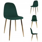 NUFORMA Gestoffeerde stoel Salerno - Scandinavisch design in velours
