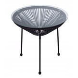 NUFORMA Bijzettafel Acapulco - Ronde Balkontafel van Technorattan