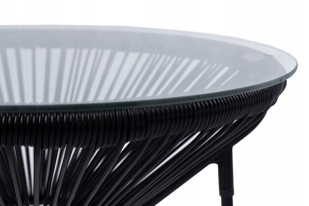 NUFORMA Bijzettafel Acapulco - Ronde Balkontafel van Technorattan