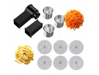 WEBBER rasp en 6 pastamakers SM17 - maak zelf verse authentieke pasta