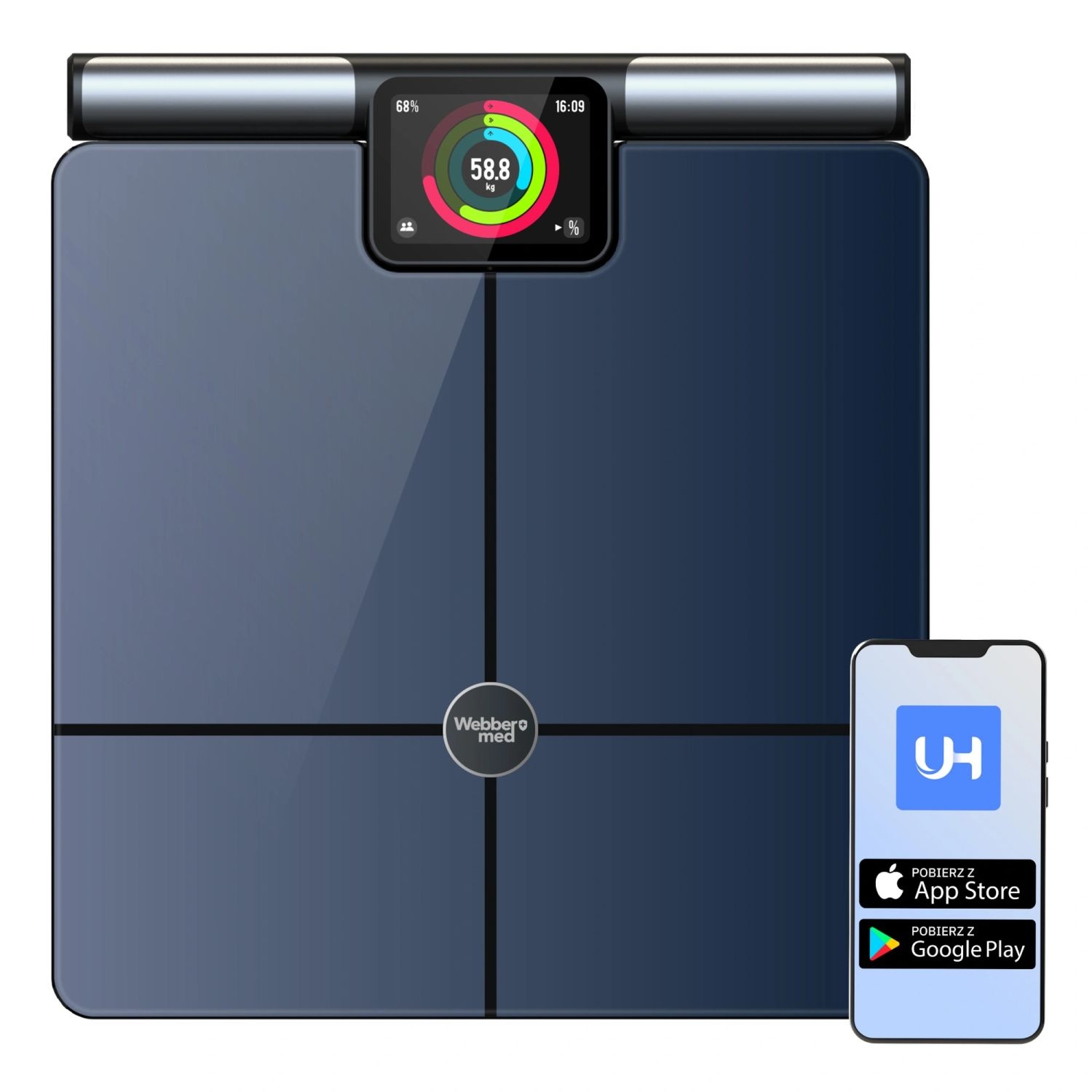 Webber Med Badkamerweegschaal SIENA PS636C - Complete lichaamsanalyse