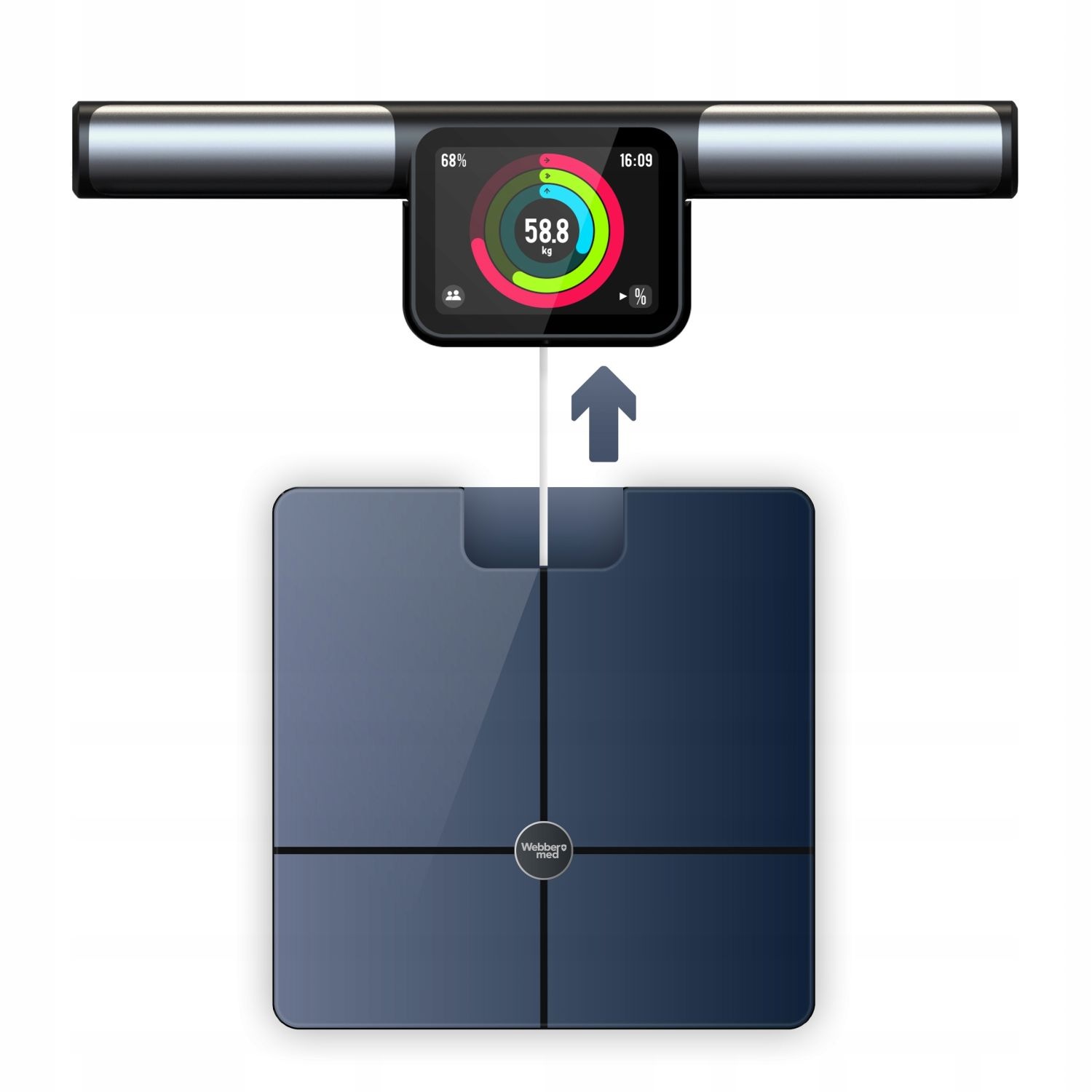 Webber Med Badkamerweegschaal SIENA PS636C - Complete lichaamsanalyse