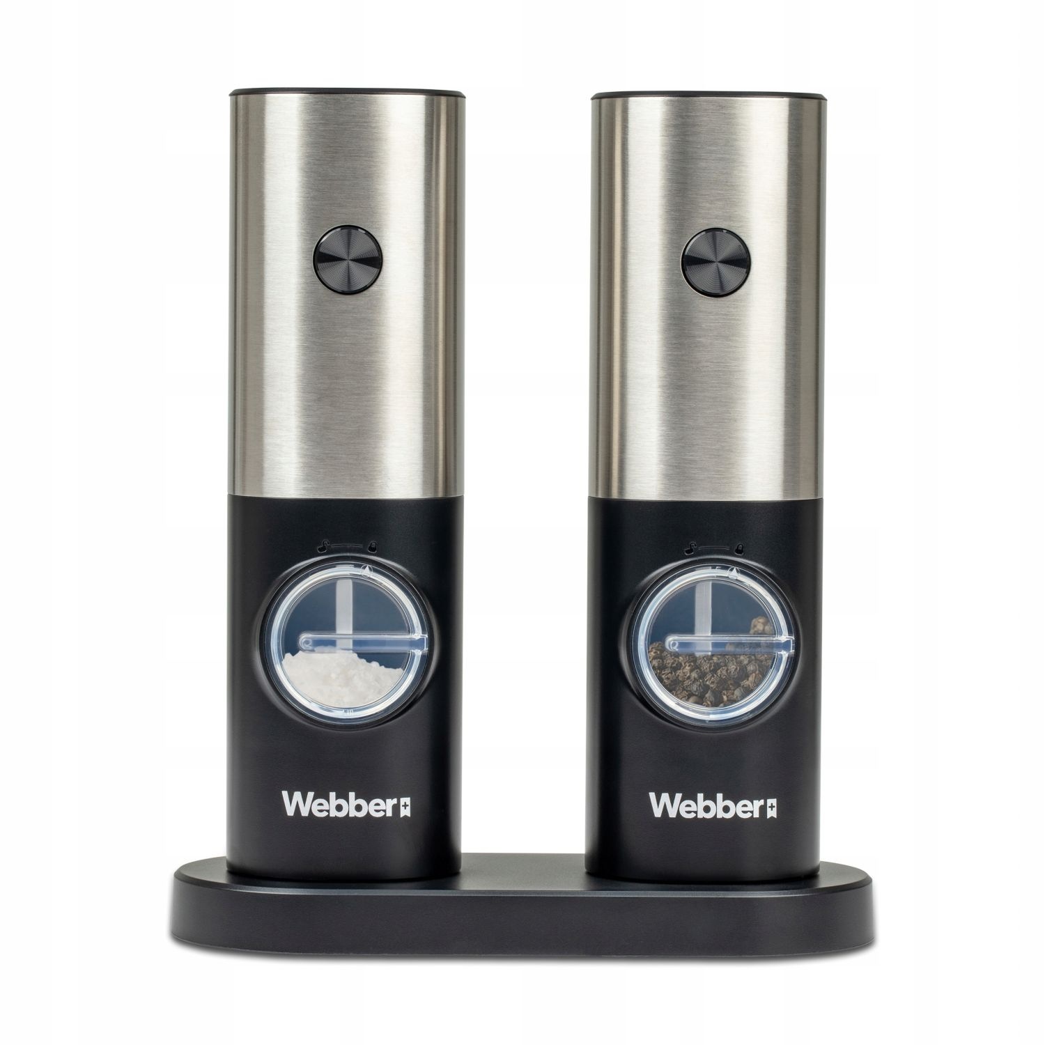 WEBBER Elektrische Peper- en Zoutmolen Set - Met Antimorrelplaat
