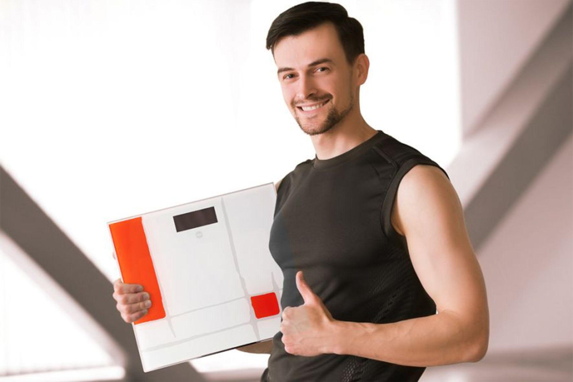 ELDOM Badkamerweegschaal GWO230 - Ultra Slank Design 17mm