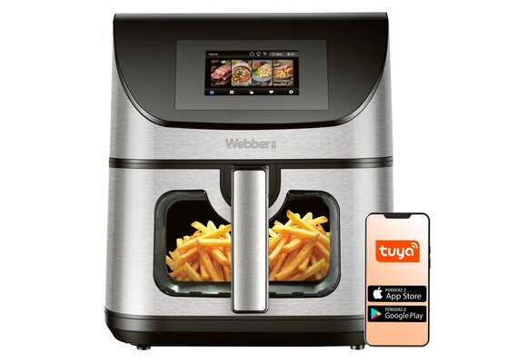 Webber Heteluchtfriteuse AF938TFT EINS - 8L met dubbele verwarming
