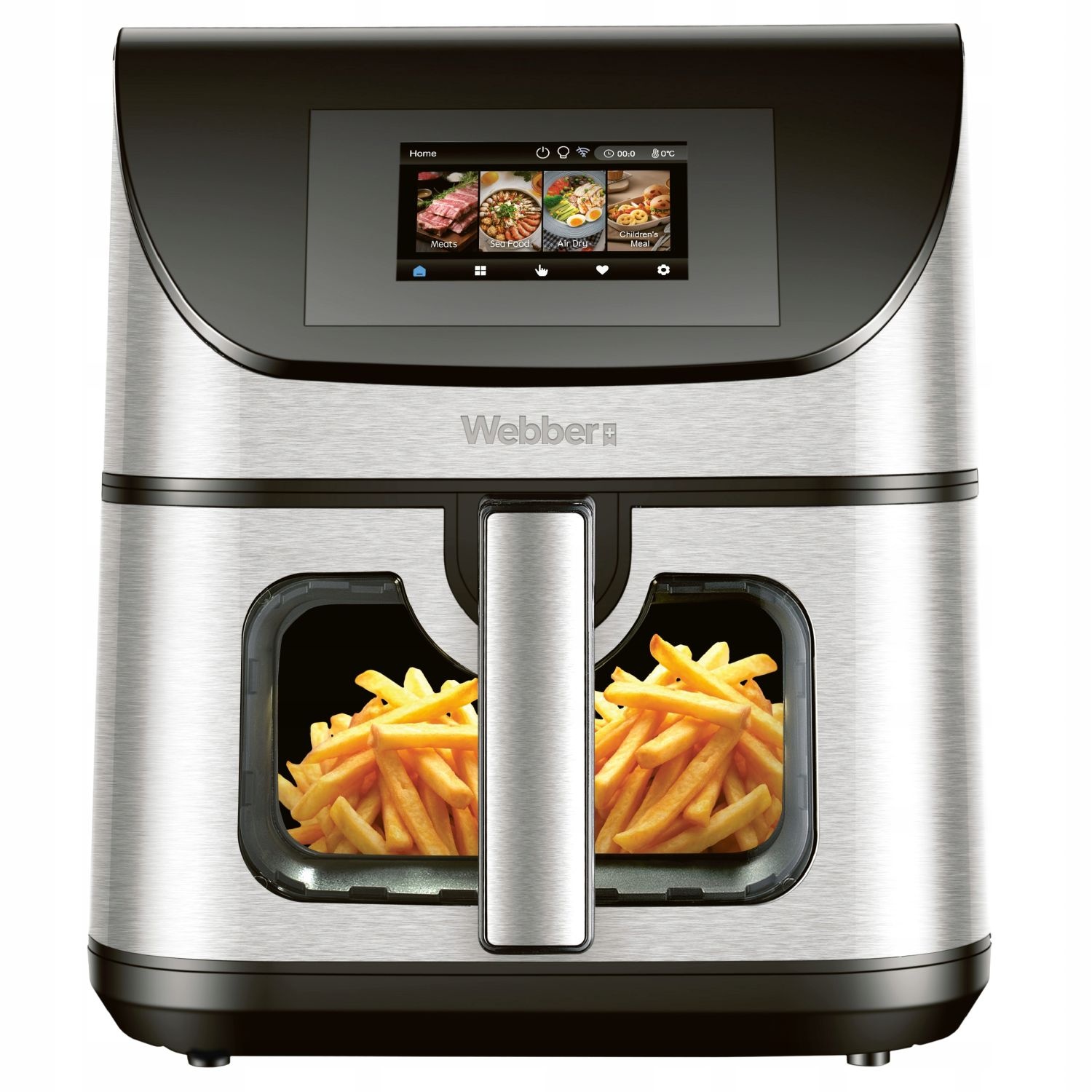 Webber Heteluchtfriteuse AF938TFT EINS - 8L met dubbele verwarming