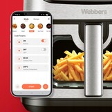 Webber Heteluchtfriteuse AF938TFT EINS - 8L met dubbele verwarming