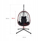 Nuforma hangende schommelstoel 04K - luxe cocon voor tuin en binnen