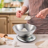 Webber Keukenweegschaal HANDY EK4390 - Precisie met 1,8L Inox Mengkom