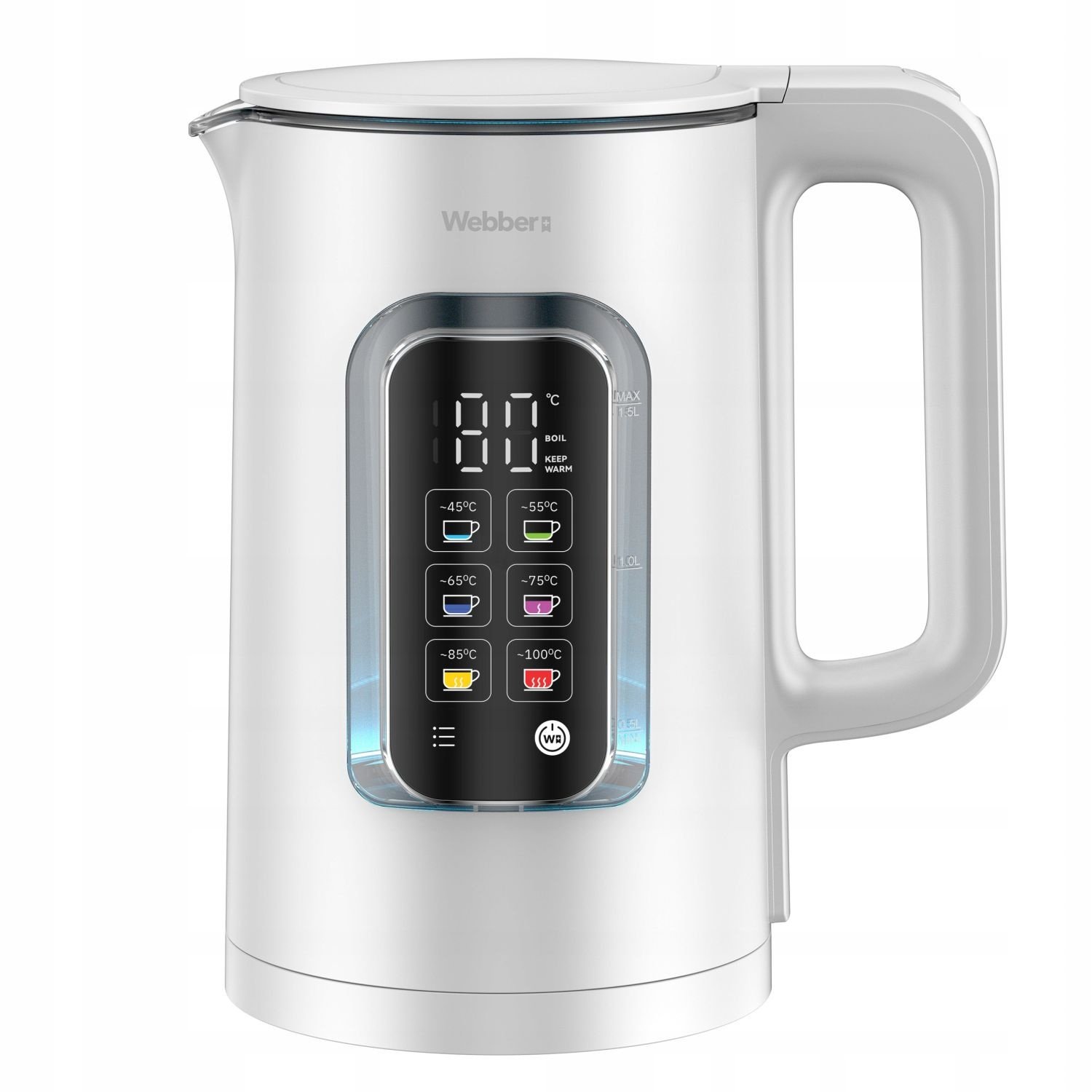 Webber ELIYA WK110 Waterkoker - Glas met 6 Temperatuurstanden