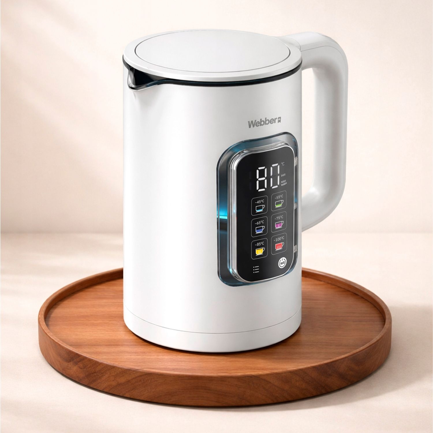 Webber ELIYA WK110 Waterkoker - Glas met 6 Temperatuurstanden