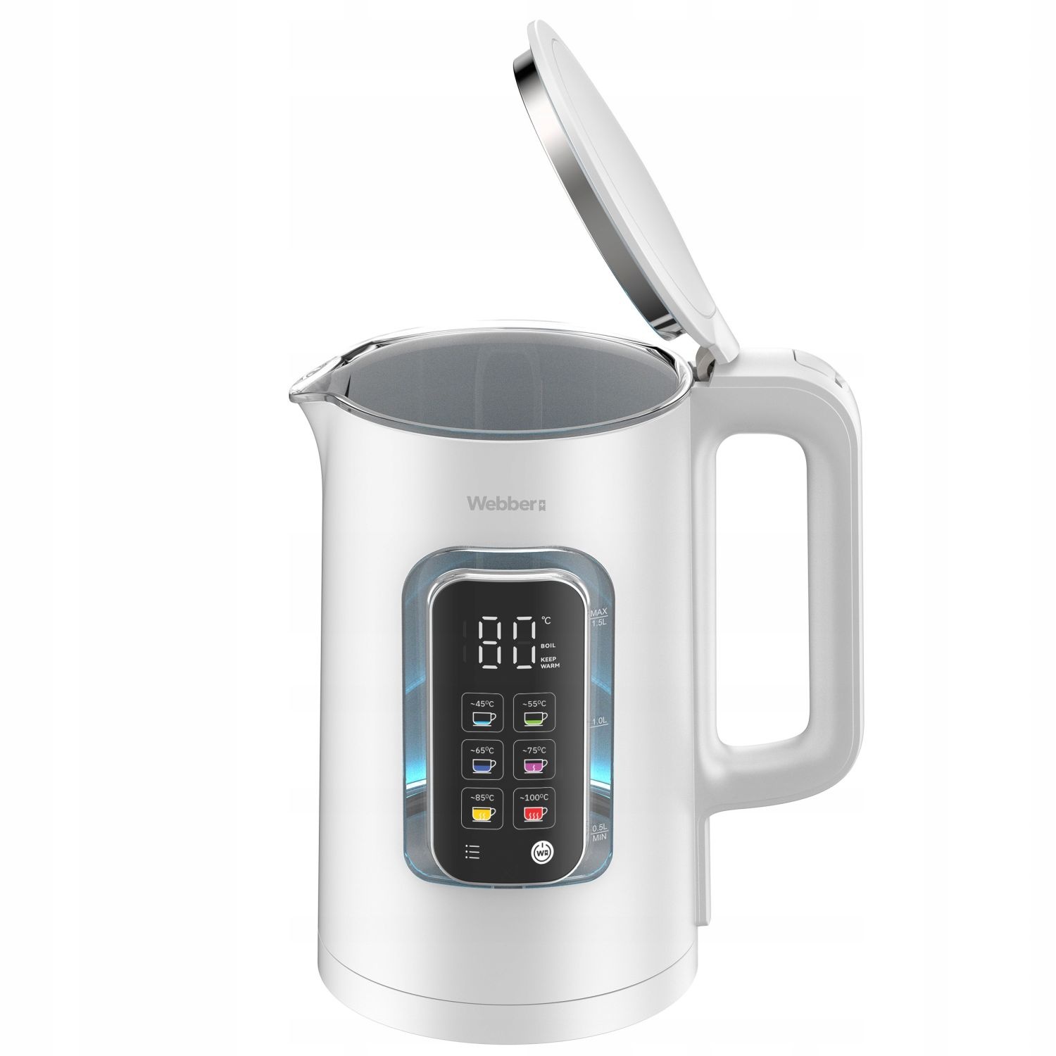 Webber ELIYA WK110 Waterkoker - Glas met 6 Temperatuurstanden